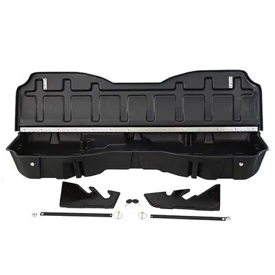 DU-HA 10307 Chevy GMC Under Seat Truck Storage Container Organizer Box Gun Rack, Black