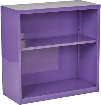 OSP Home Furnishings OSP Designs 28-in. Steel Bookcase, Purple, Furniture