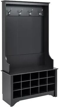 Prepac Hall Entryway Storage Cabinet, Black