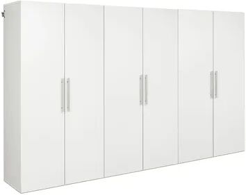 Prepac HangUps E 108-in. Storage Cabinet 3-piece Set, White