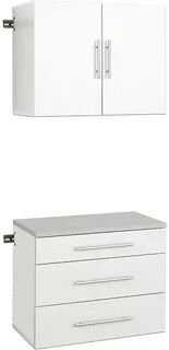 Prepac HangUps A 30-in. Storage Cabinet 2-piece Set, White