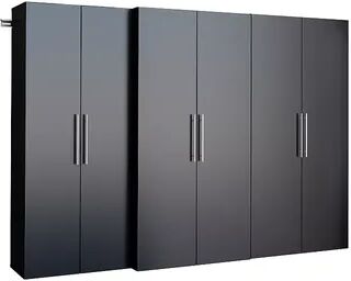 Prepac HangUps L 102-in. Storage Cabinet 3-piece Set, Black