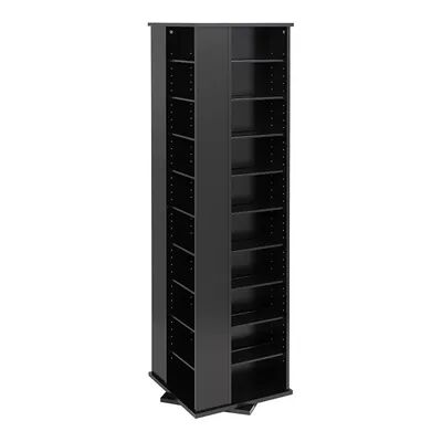 Prepac Media Tower, Black, Furniture