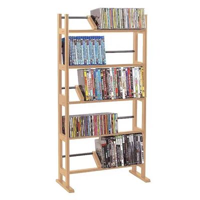 Atlantic Element Multimedia Storage Shelf, Brown, Furniture