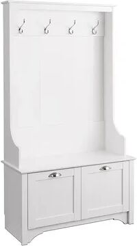 Prepac Wide Entryway Storage Cabinet, White