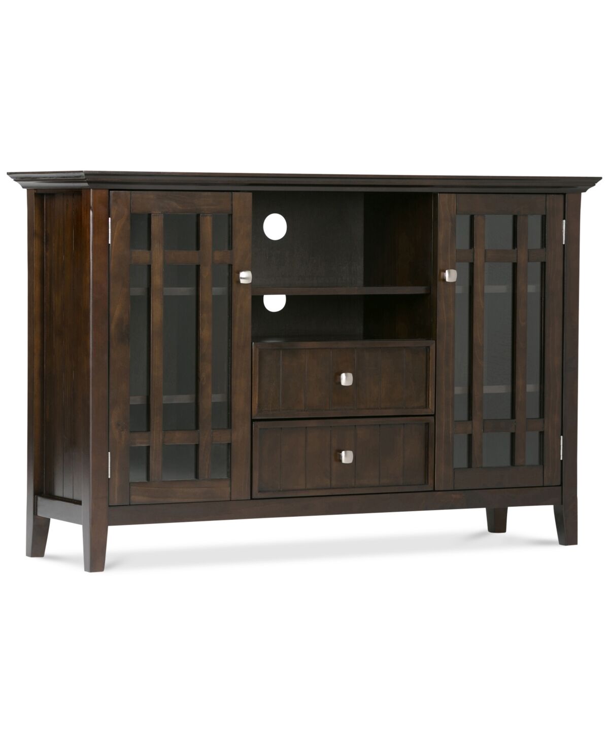 Simpli Home Westminster Tv Stand - Tobacco Brown