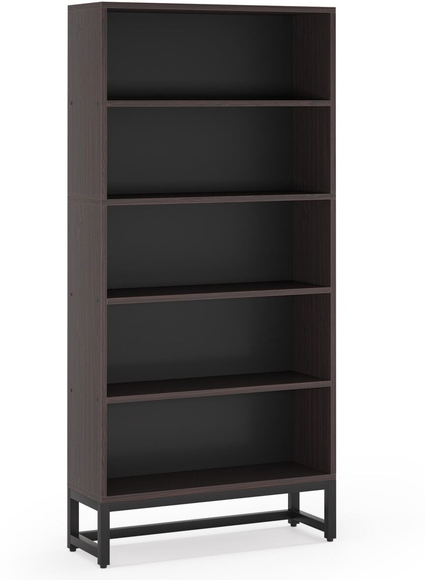 Tribesigns Tribe signs Tall Bookcase and Bookshelf, 70.8