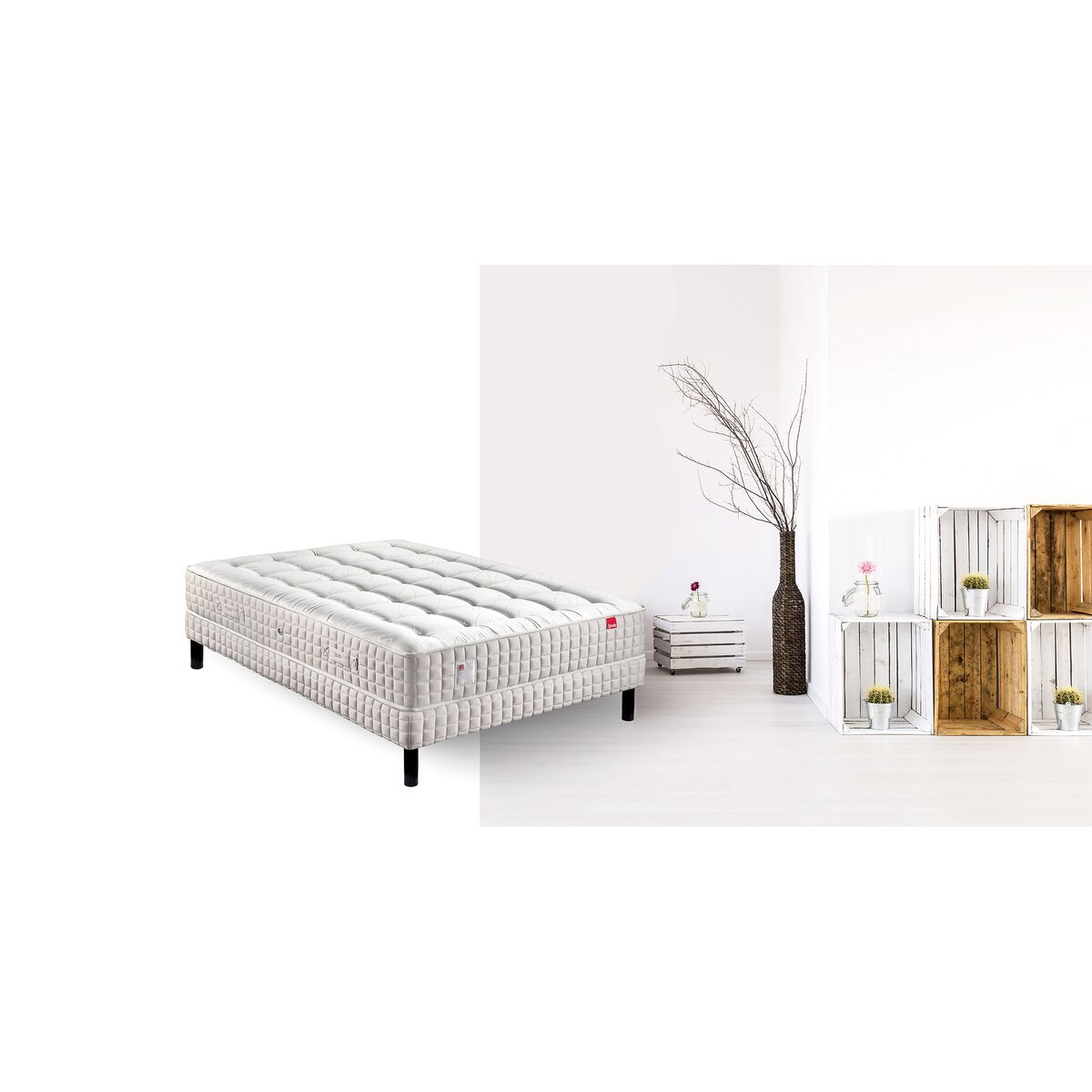 EPEDA Ensemble matelas Bonsai et sommier