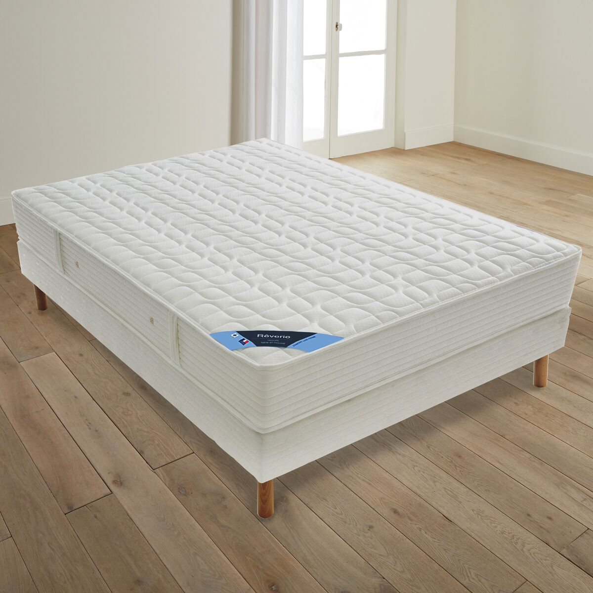 LA REDOUTE INTERIEURS Ensemble matelas ressorts + sommier RÊVERIE