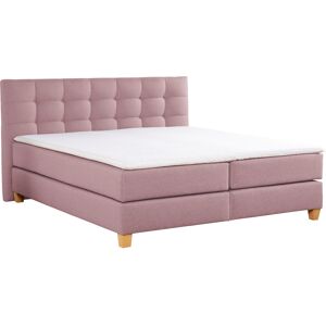 Home affaire Boxspringbett »Moulay«, inkl. Topper, in Überlänge 220 cm, 3... flieder Größe