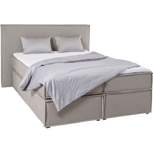 LeGer Home by Lena Gercke Boxspringbett »Yuma«, incl. Topper, in 4 Breiten, 3... taupe Größe