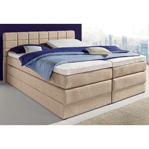 hapo Boxspringbett, mit Bettkasten beige Größe