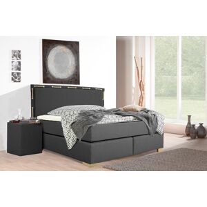 Home affaire Boxspringbett »»Marlou««, inkl. Topper, 3 Breiten, 3... anthrazit Größe