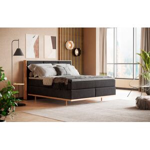 Home affaire Boxspringbett »Gribelle«, Boxspringbett, Inklusive Topper Black Größe