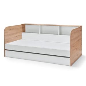 Stauraum-Bett - Tchibo - Braun Holz   unisex