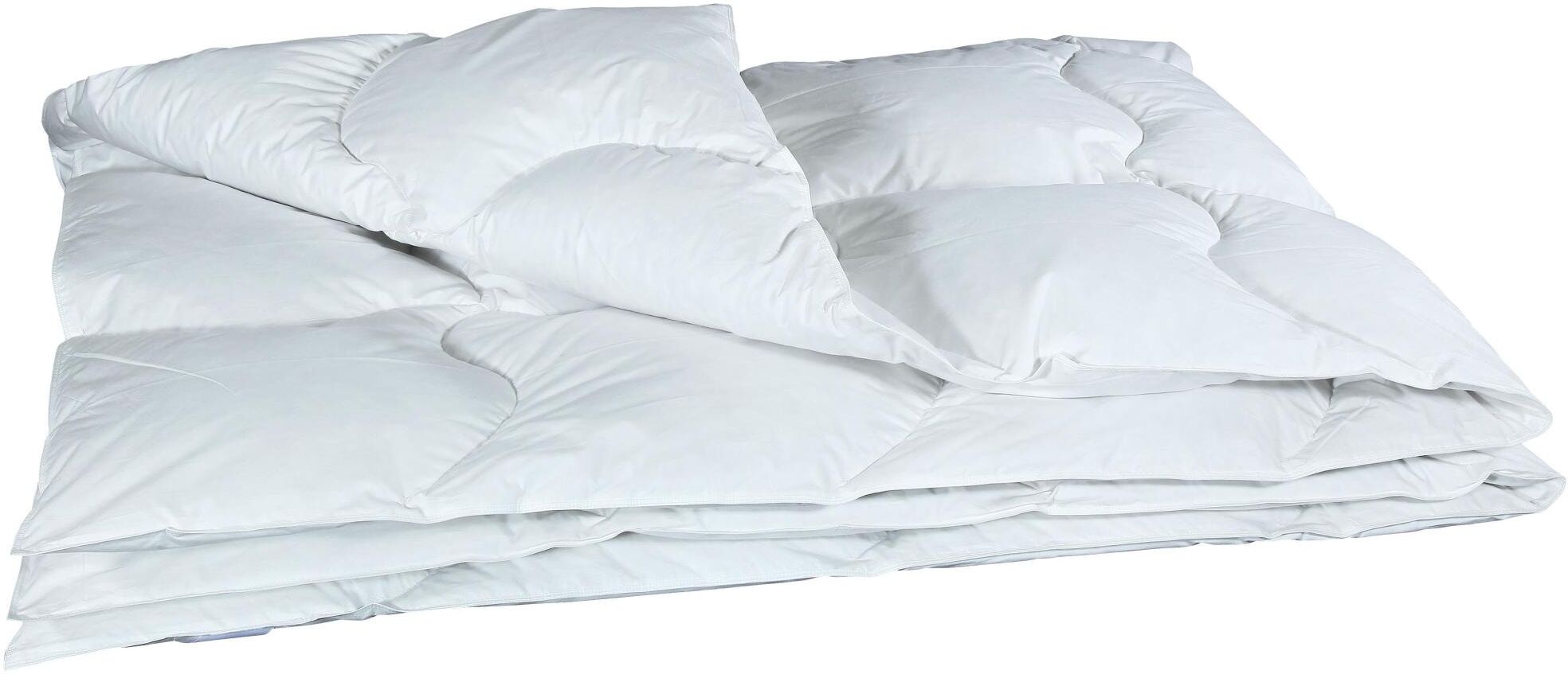 Albis Switzerland 4-Jahreszeitenbett »Wave 800«, 4-Jahreszeiten, Füllung 90%... weiss Größe 160 x 210 cm