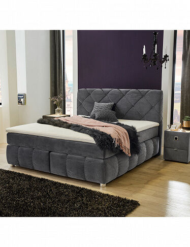 Jockenhoefer Boxspring-Bett «Angela», feste Matratze, 180 x 200 cm