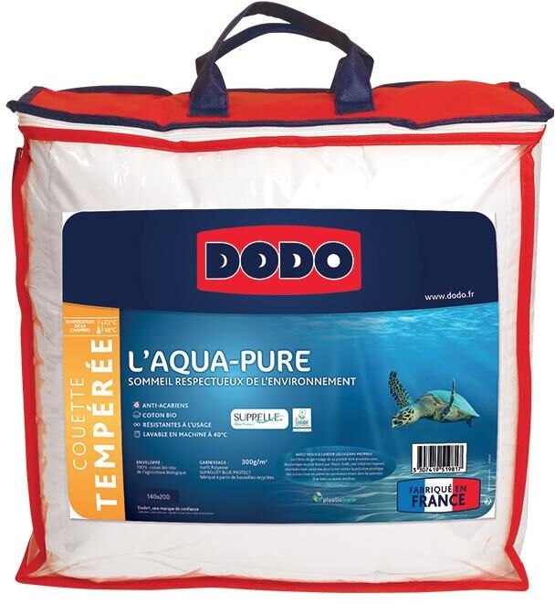 DODO Bettdecke temperiert AQUA-PURE - 240 x 260 cm - Bezug aus 100% Bio-Baumwolle