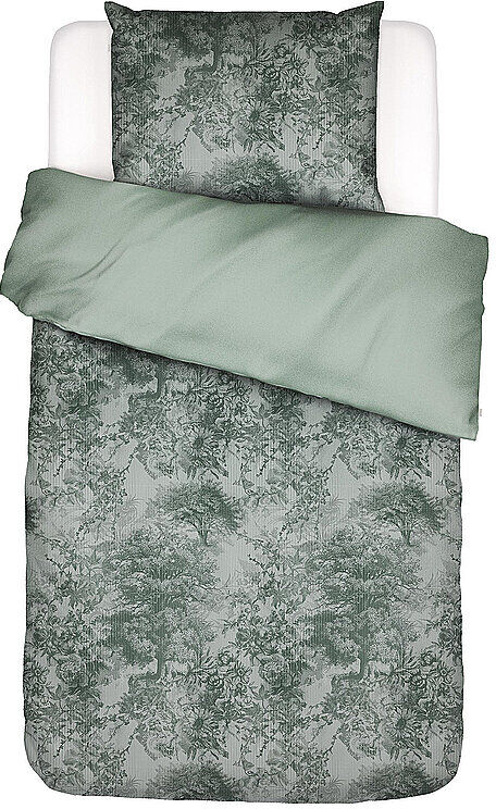 ESSENZA Satin Bettwäsche Aurelie 70x90cm / 140x200cm Sage grün   401677-100AT