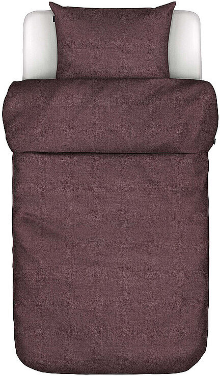 Marc O' Polo HOME Leinen Bettwäsche Garnitur 70x90cm/140x200cm Valka Aubergine lila   730298-100AT