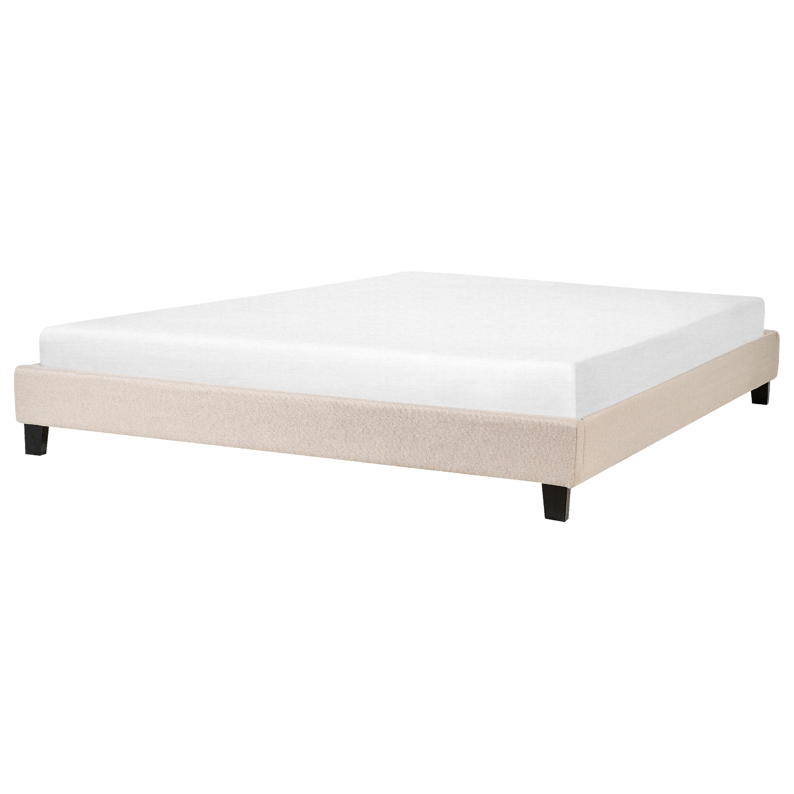 Beliani Béžová čalouněná postel 180x200 cm ROANNE