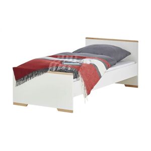 Höffner Bett  Soe ¦ weiß ¦ Maße (cm): B: 205 H: 76 T: 96