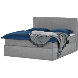 Boxi Boxspringbett 160 x 200 cm mit trendigem Keder Boxi Urban ¦ grau