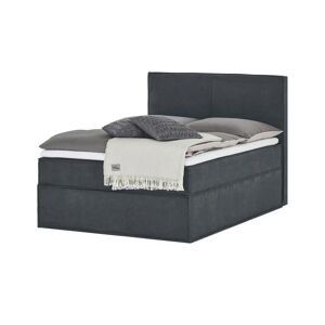 Boxi Boxspringbett 140 x 200 cm mit trendigem Keder Boxi Urban ¦ grau