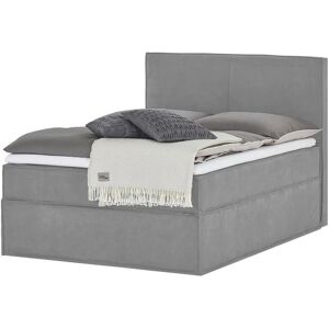 Boxi Boxspringbett 140 x 200 cm mit trendigem Keder Boxi Urban ¦ grau