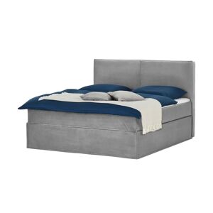 Boxi Boxspringbett 160 x 200 cm mit trendigem Keder Boxi Urban ¦ grau