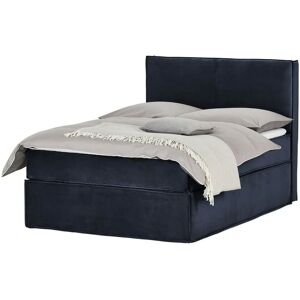 Boxi Boxspringbett 140 x 200 cm mit trendigem Keder Boxi Urban ¦ blau