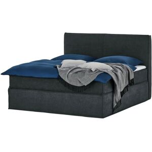 Boxi Boxspringbett 160 x 200 cm mit trendigem Keder Boxi Urban ¦ grau