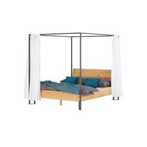 Höffner Himmelbett  Naturo Line ¦ holzfarben ¦ Maße (cm): B: 200 H: 200