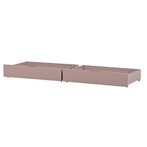 Hoppekids Eco Luxury/eco Dream Bettkasten Auf Rollen (2 St�ck) F�r 90x200cm - Sehr Gut Pale Rose