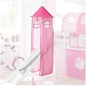 Kindermöbel24 Turm Prinzessin inkl. Gestell 100% Baumwolle und bei 30° waschbar pink - rosa