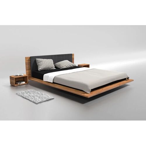 Doppelbett KUZMA Massivholz Eiche 120×200 cm