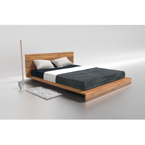 Doppelbett PAUL Massivholz Eiche 140×200 cm