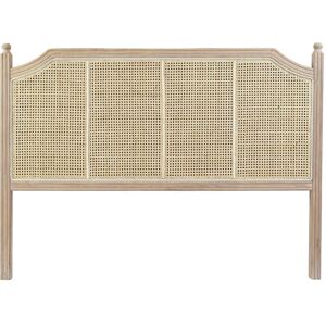 Sengegavl DKD Home Decor   Natur Gummitræ 160 x 6 x 120 cm