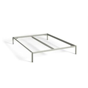 Hay Connect Bed incl. Crossbar for L: 200 x W: 160 cm Mattress - Warm Grey