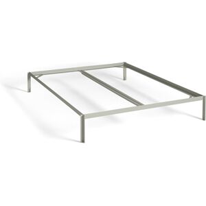 HAY Connect Bed incl. Crossbar for L: 200 x W: 180 cm Mattress - Warm Grey