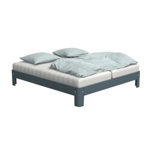 Auping Auronde Sengeramme Lav 180x200 cm - Cool Grey