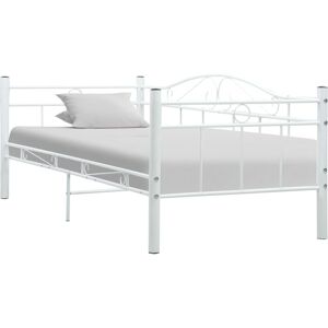 vidaXL stel til daybed 90x200 cm metal hvid