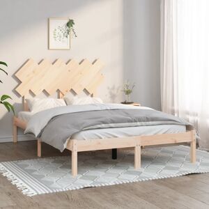 vidaXL sengeramme 120x190 cm Small Double massivt træ