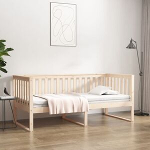 vidaXL daybed 90x200 cm massivt fyrretræ