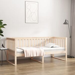 vidaXL daybed 90x190 cm massivt fyrretræ