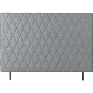 Nordstrand Home Sengegavl 120x135 cm - Lysegråt hovedgærde med harlequin tern -