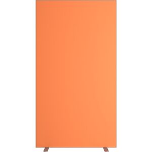 kaiserkraft Pared separadora easyScreen, monocolor, con aislamiento acústico, naranja, anchura 940 mm