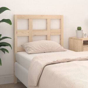 vidaXL Cabecero De Cama Madera Maciza De Pino 95.5x4x100 Cm