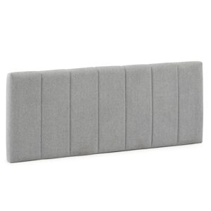 HOMN Cabecero tapizado 140x60 cm color gris, para cama 135 cm