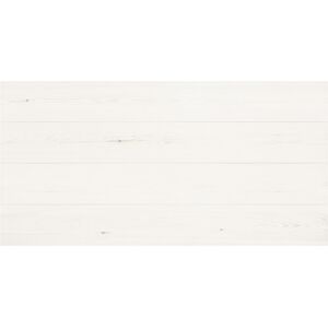 Decowood Cabecero de madera maciza en tono blanco de 140x80cm